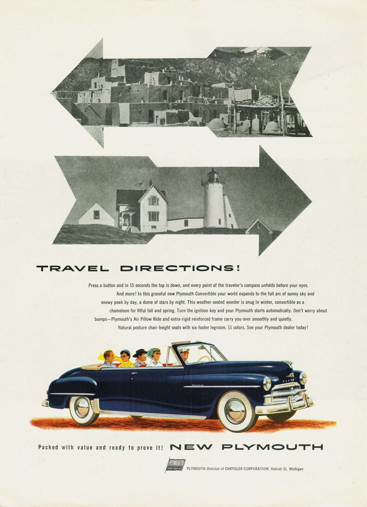 1950 Plymouth Auto Advertising